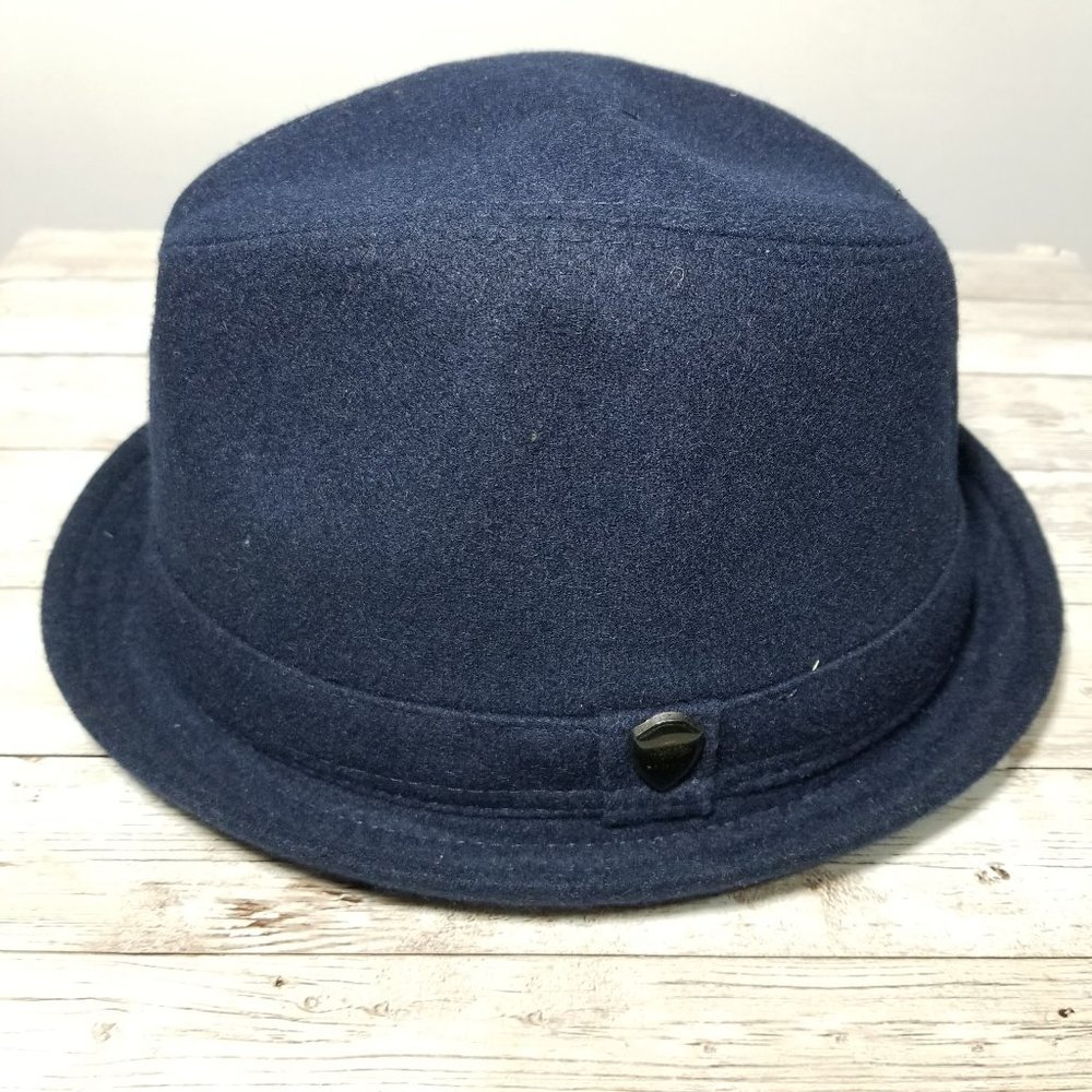 Navy Blue Pamoa Fedora NWT